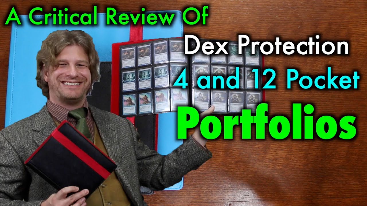 A Critical Review of the new Dex Protection Portfolios for Magic: The Gathering, Pokemon, and more!
