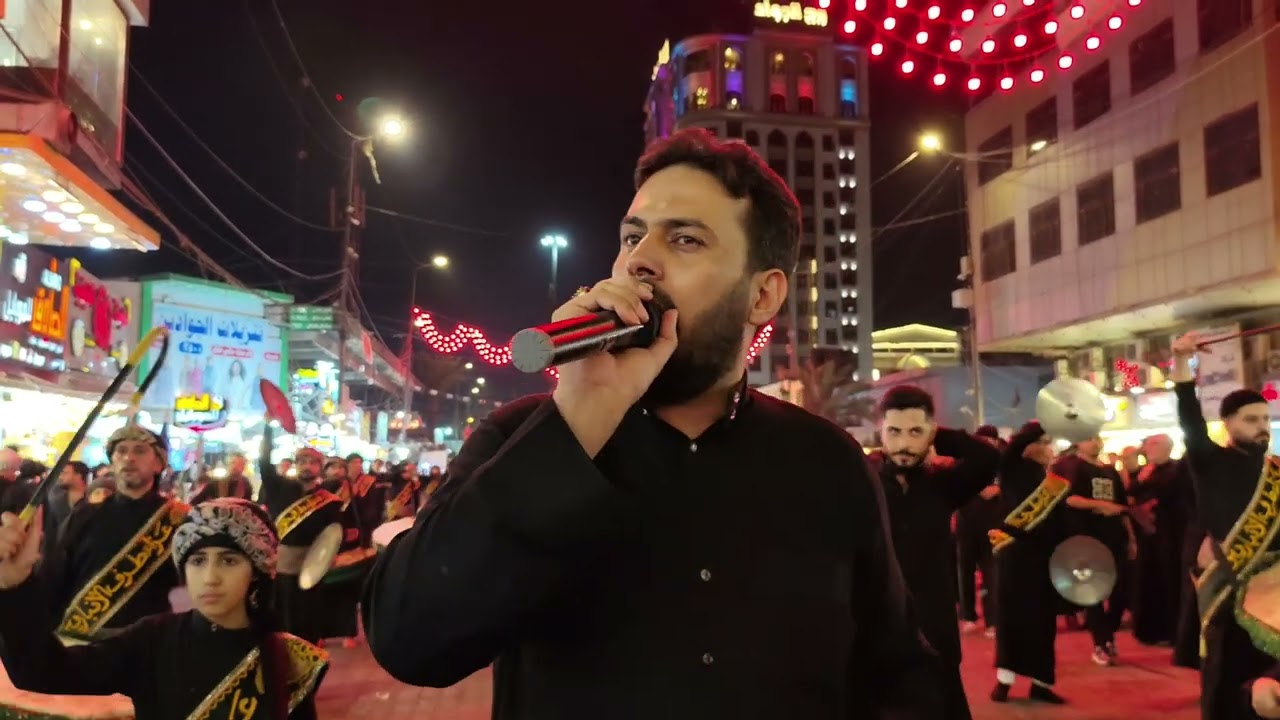 الرادود مشتاق العتابي والرادود إبراهيم الحسني || 6 محرم 1447 هـ || موكب عزاء طرف الانباريين || (2)
