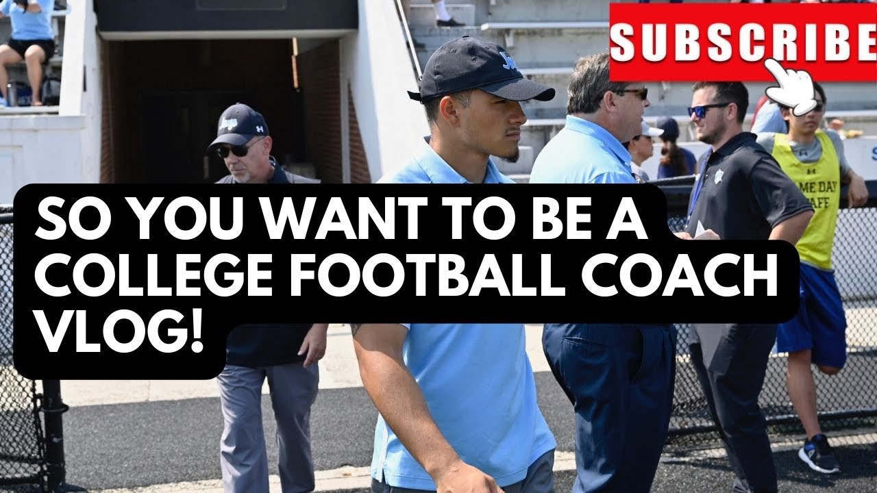 Week in the life of a college football coach(Johns Hopkins University)