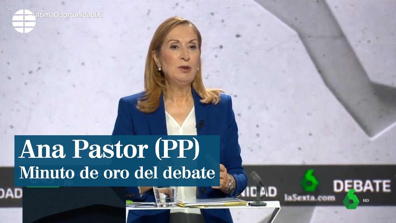 El minuto de oro de Ana Pastor en el debate