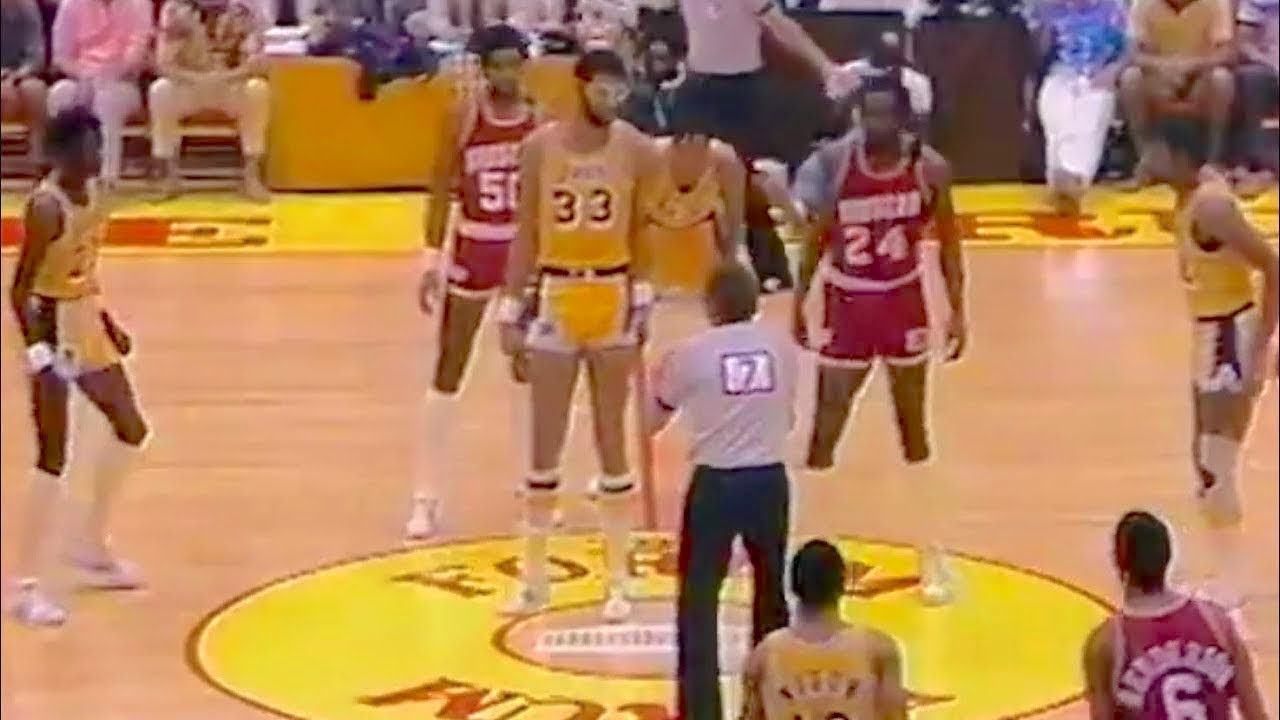1981 Lakers vs Rockets Rare Full Game 3