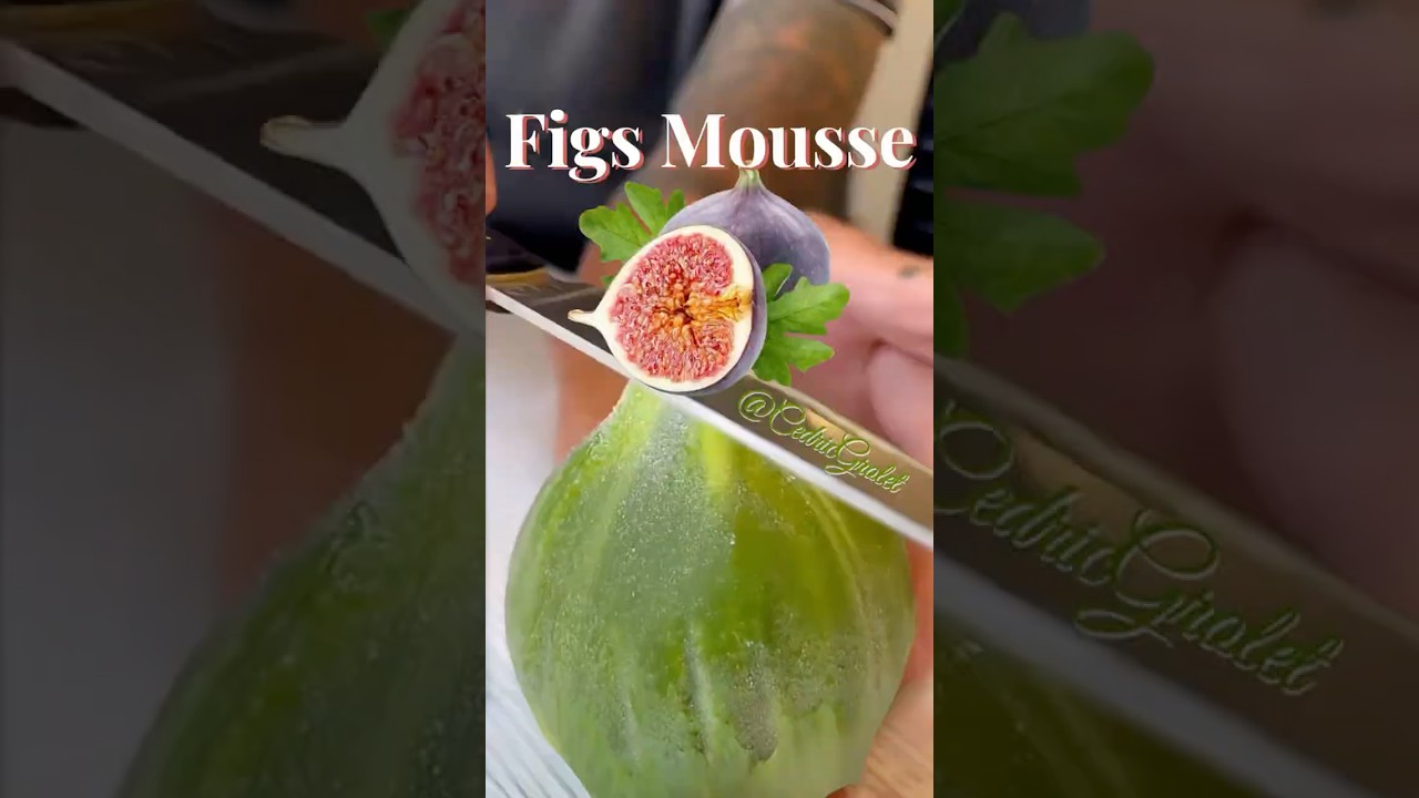 Masterpiece in the Making: Cedric Grolet&rsquo;s Fig-Shaped Mousse | Culinary Art