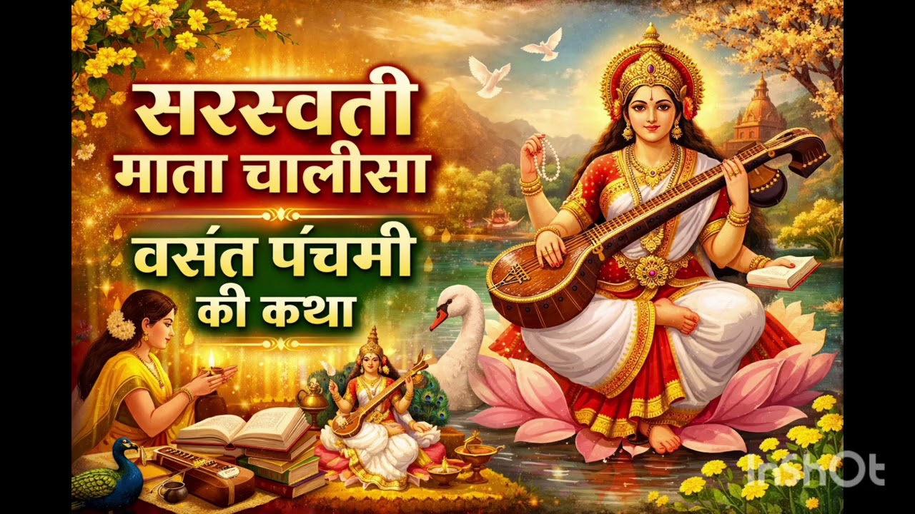 Saraswati chalisa or vasant panchami ki katha(सरस्वती चालीसा या वसंत पंचमी की कथा) 