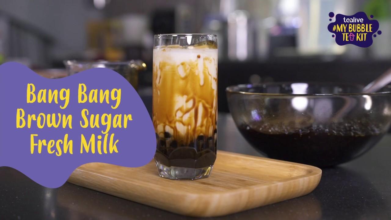 [CHI] My Bubble Tea Kit by Tealive - Bang Bang Brown Sugar Fresh Milk