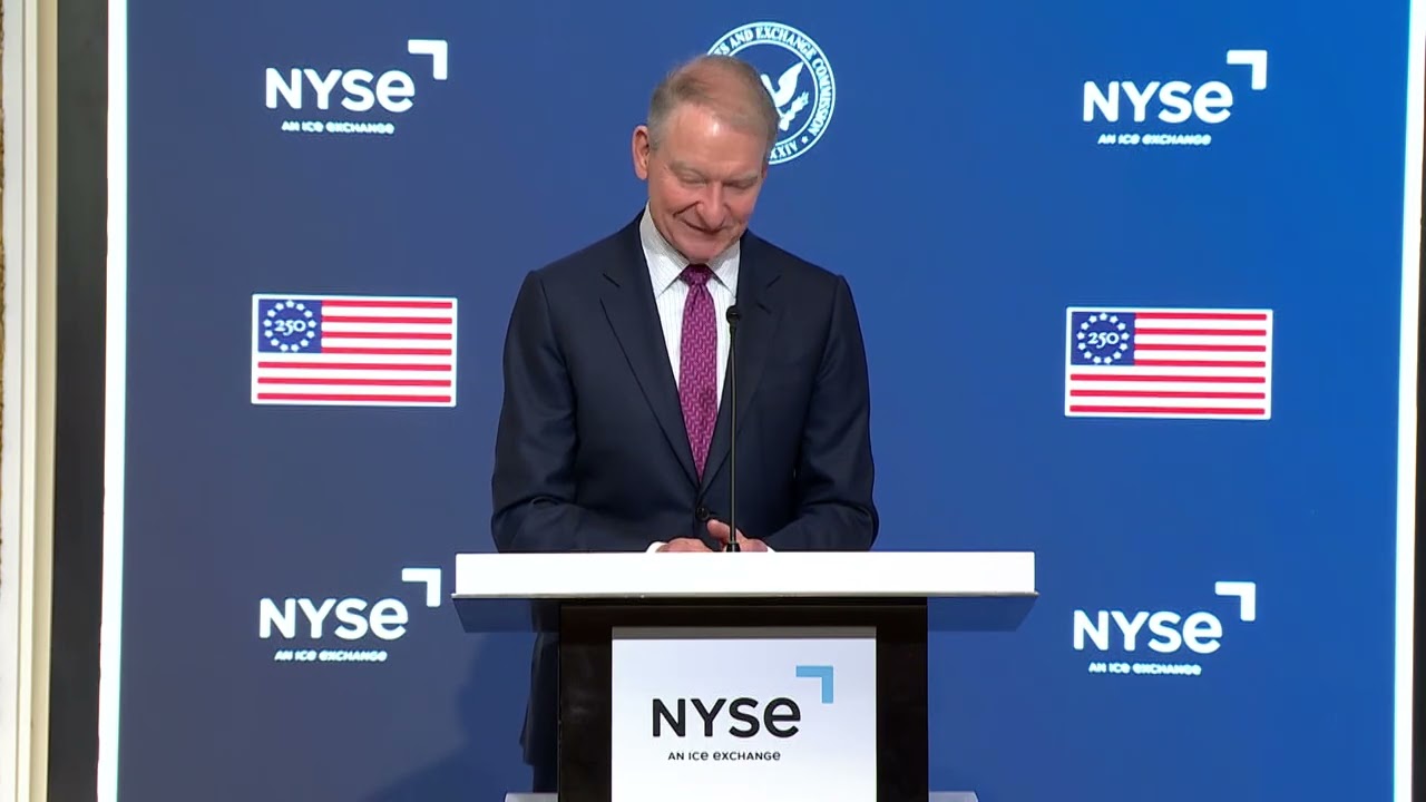 SEC Chairman Paul S. Atkins Delivers Public Keynote at NYSE