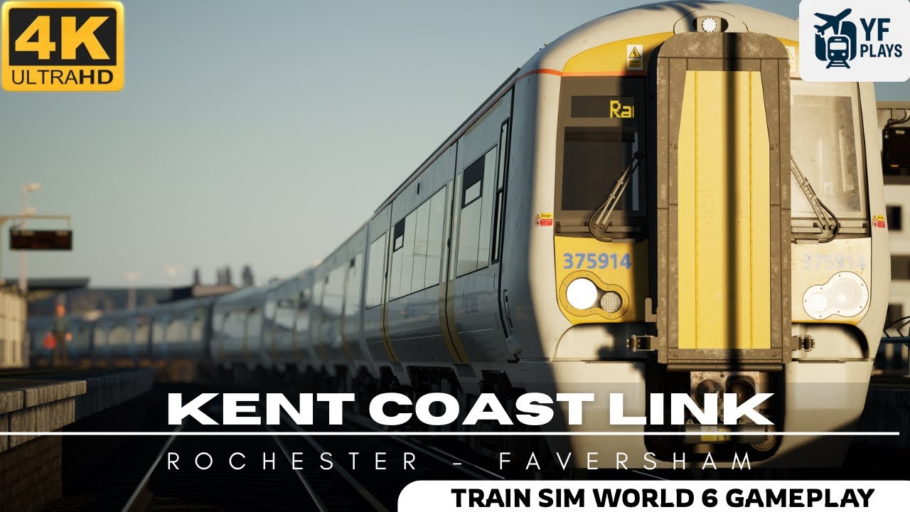 Train Sim World 6 | Kent Coast Link | Class 375/9 | Rochester - Faversham (No Commentary)