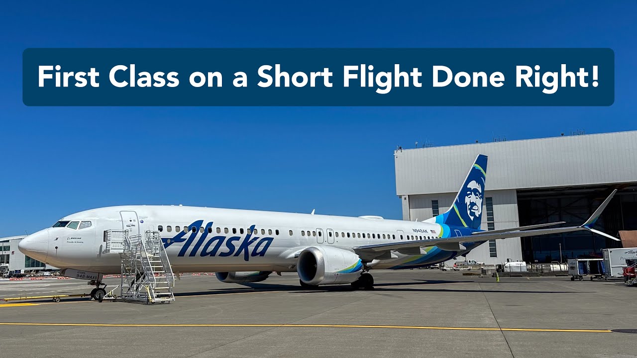 TRIP REPORT | Alaska Airlines (First Class) | Seattle to San Jose CA | Boeing 737 MAX 9
