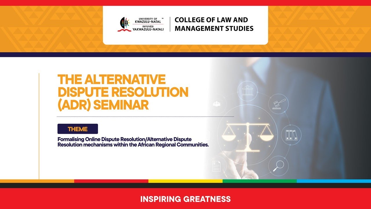 THE ALTERNATIVE DISPUTE RESOLUTION (ADR) SEMINAR