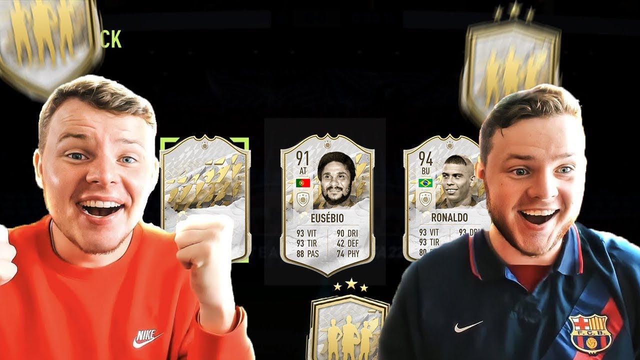 JUSTE INCROYABLE!!!! 😍- ON OUVRE NOS PACKS CHOIX ICONES MOYENNES PACK Opening! FIFA 22 avec 0€ #98