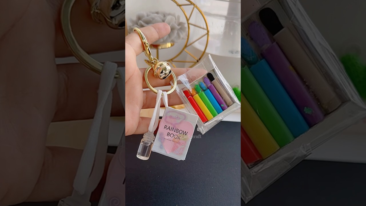 😍🎨Mini Painting Keychain Ideas ✨