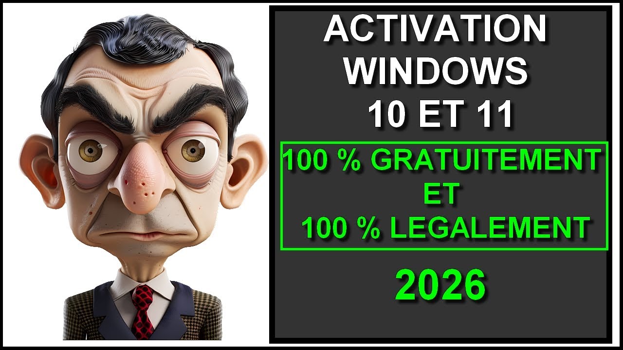 Activer Windows 10 et 11 avec CMD methode 2026