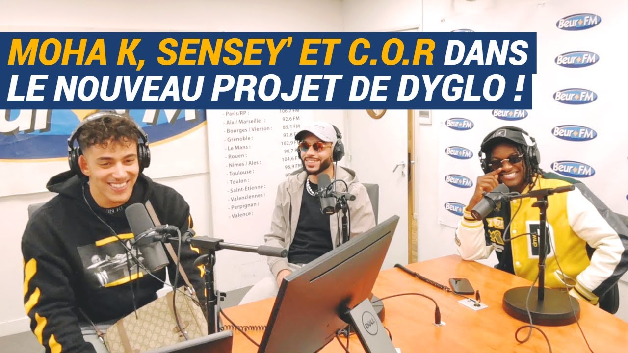 [Happy Beur] Moha K, SenSey’ et C.O.R sur le nouveau projet de Dyglo !