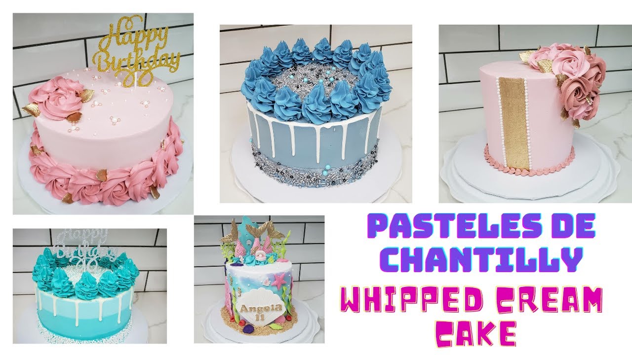 Pasteles de Chantilly