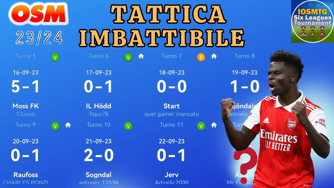 GUIDA OSM 23: 451 LA TATTICA IMBATTIBILE | NEW OSM BEST TACTICS!