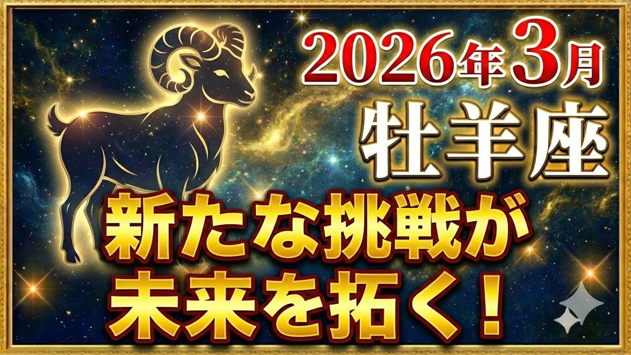 【星座占い🔮おひつじ座】執着を捨てた者にのみ訪れる、黄金の豊かさと魂の共鳴【十二星座占い】