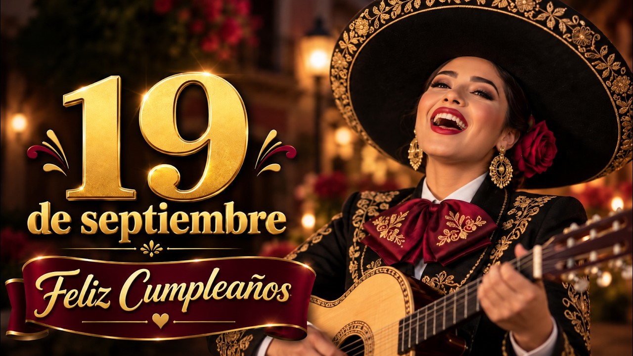 Feliz cumplea&ntilde;os 19 de septiembre 🎉 Serenata con mariachi para dedicar