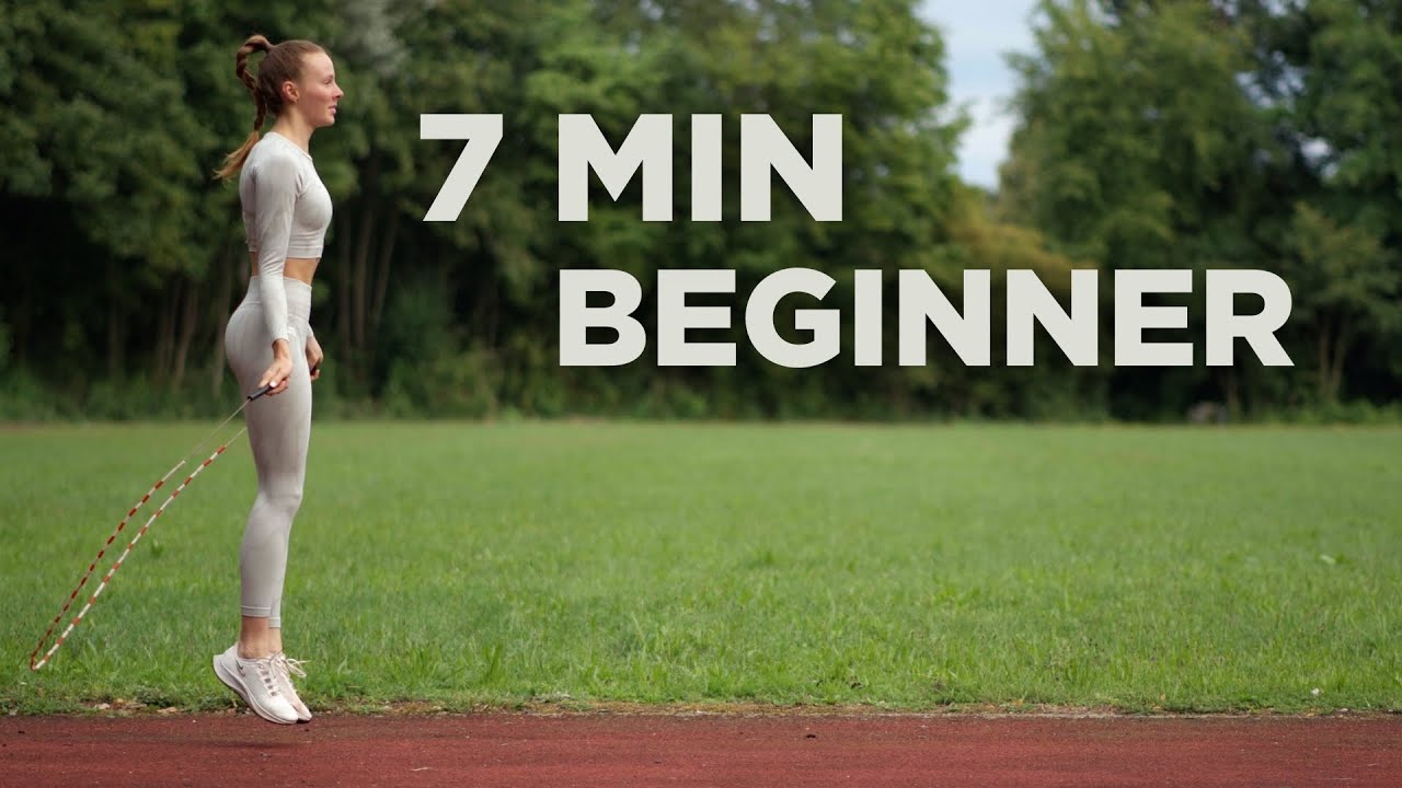 7 MIN TOTAL BEGINNER JUMP ROPE WORKOUT