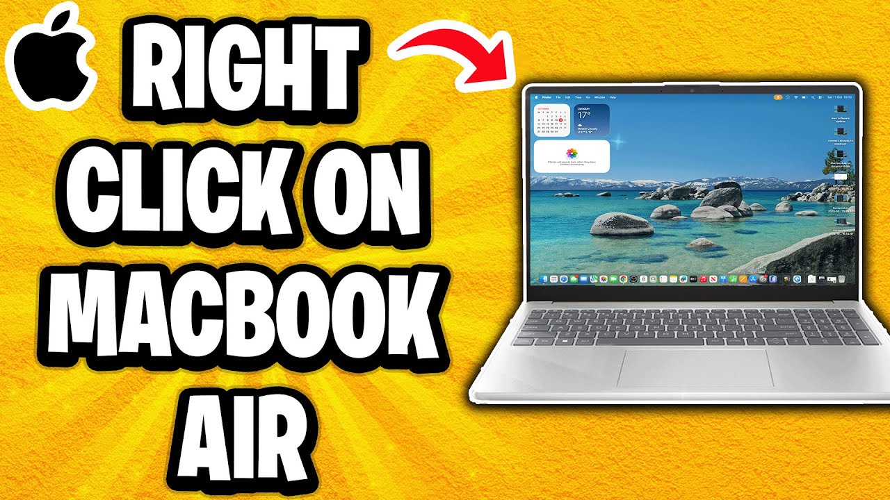 How To Right Click On Macbook Air