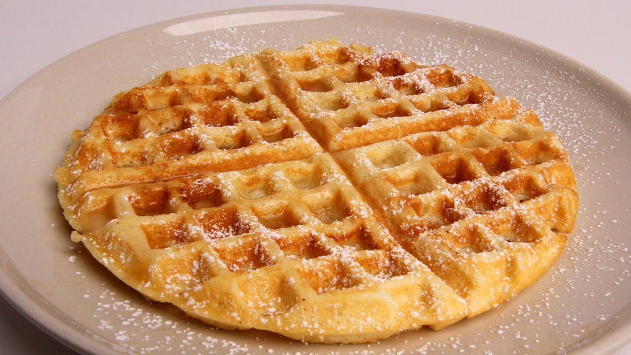 Homemade Waffles Recipe - Laura Vitale - Laura in the Kitchen Episode 326