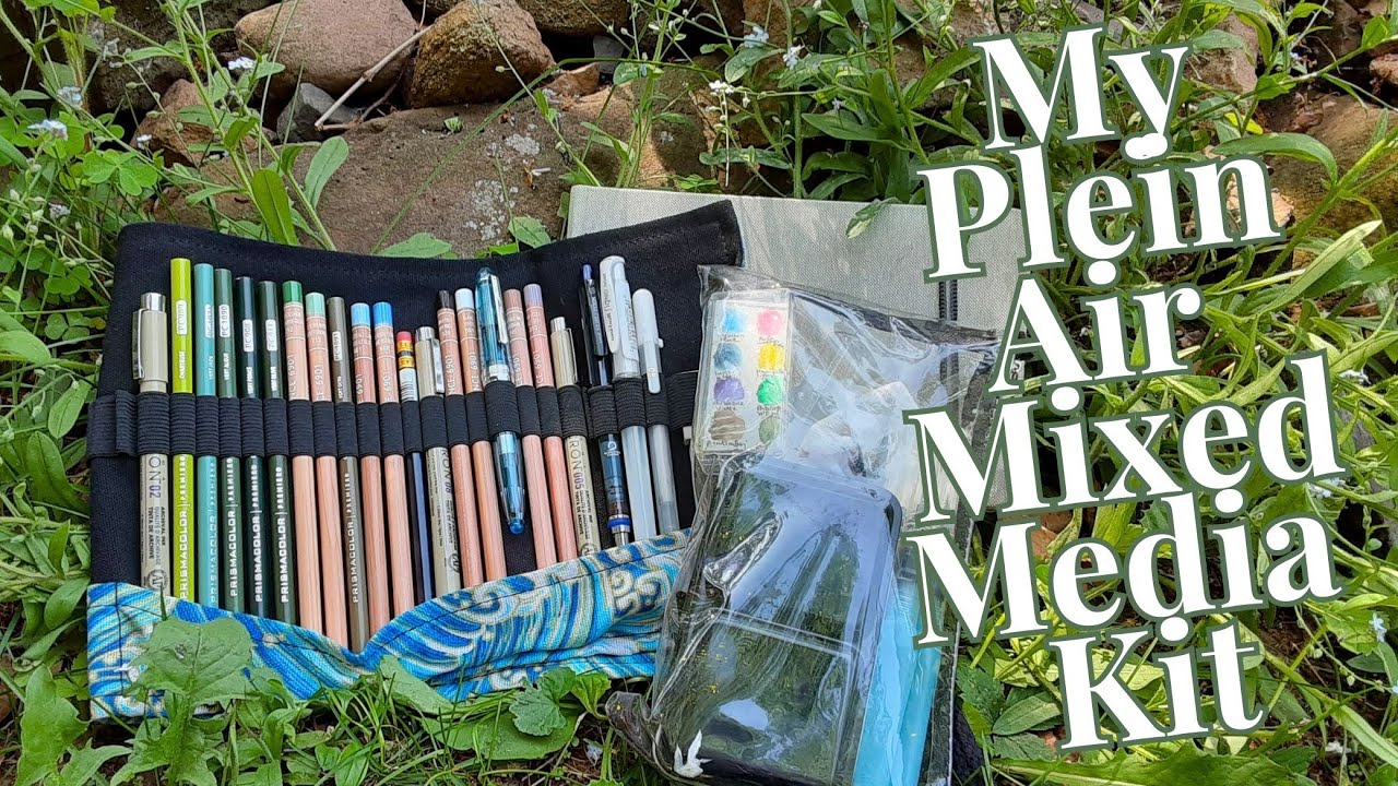 My Essential Mixed Media Plein Air Art Supplies!