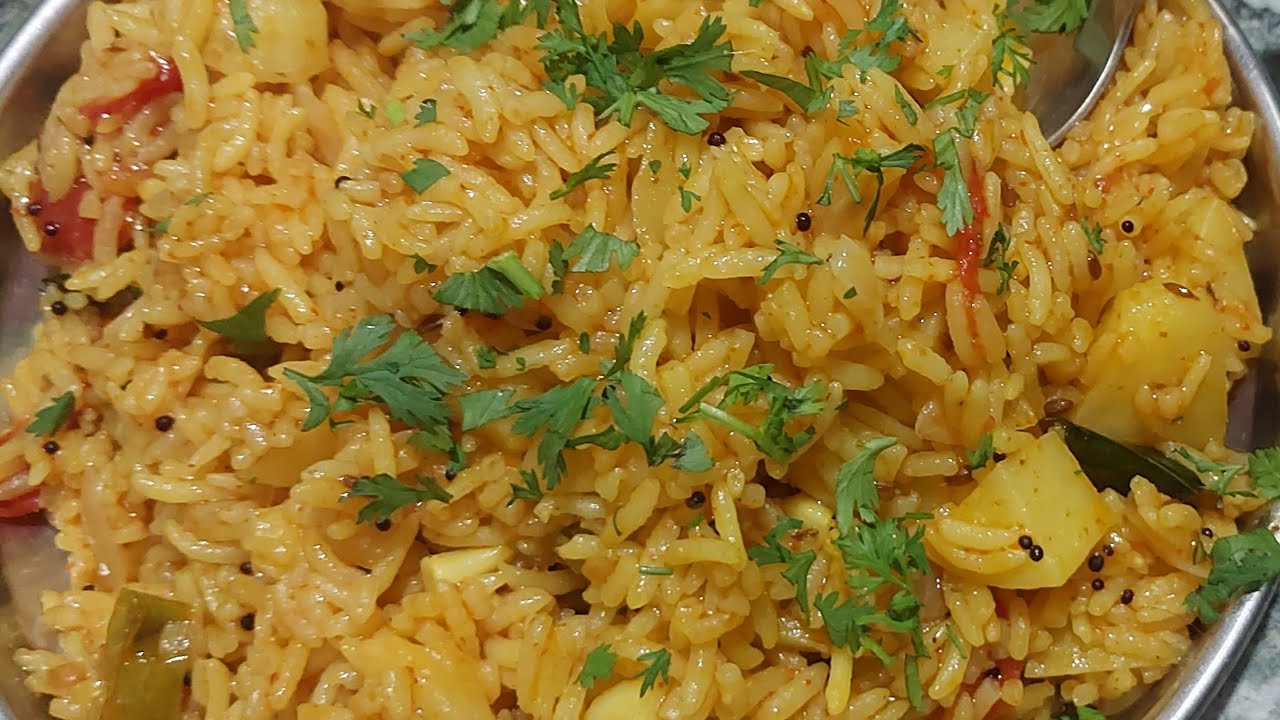 વઘારેલા  ભાત બનાવવા ની રીત  / vadharela bhat recipe