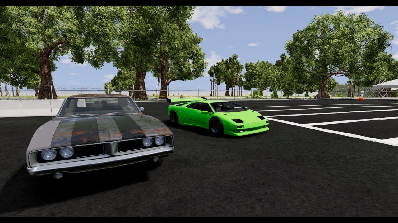 Дешевые автомобили против дорогих автомобилей в Beamng.drive MP