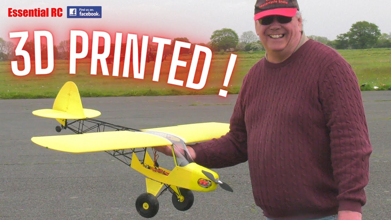 SUPER CUTE 3D PRINTED RC PLANE ! PlanePrint.com SAVAGE BOBBER