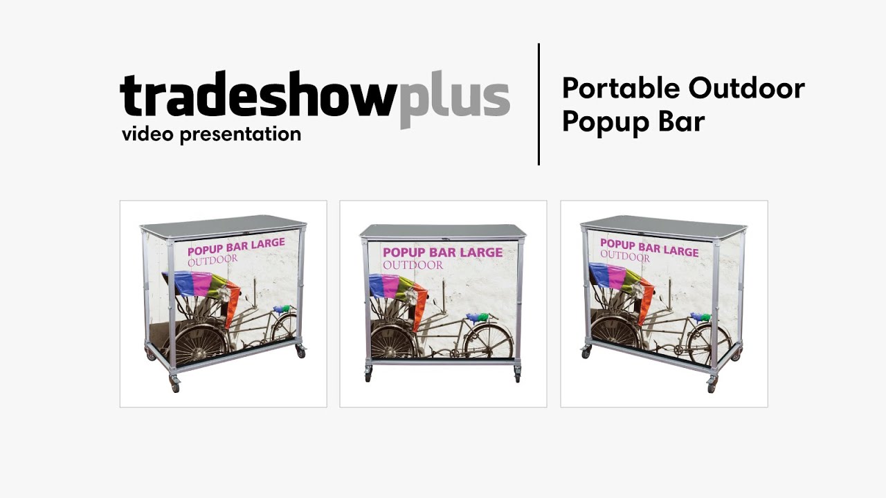 Portable Outdoor Popup Bar