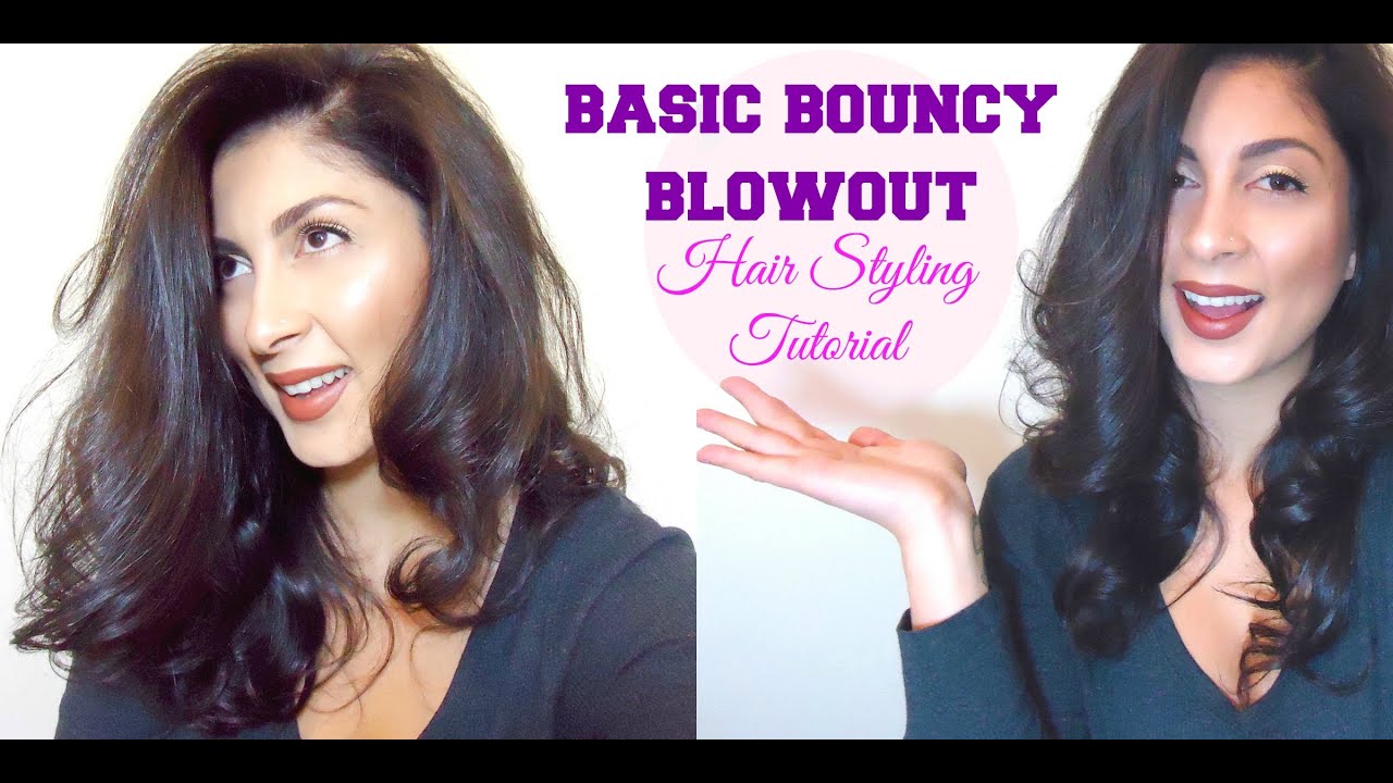 Basic Bouncy Blowout | Hair Styling Tutorial