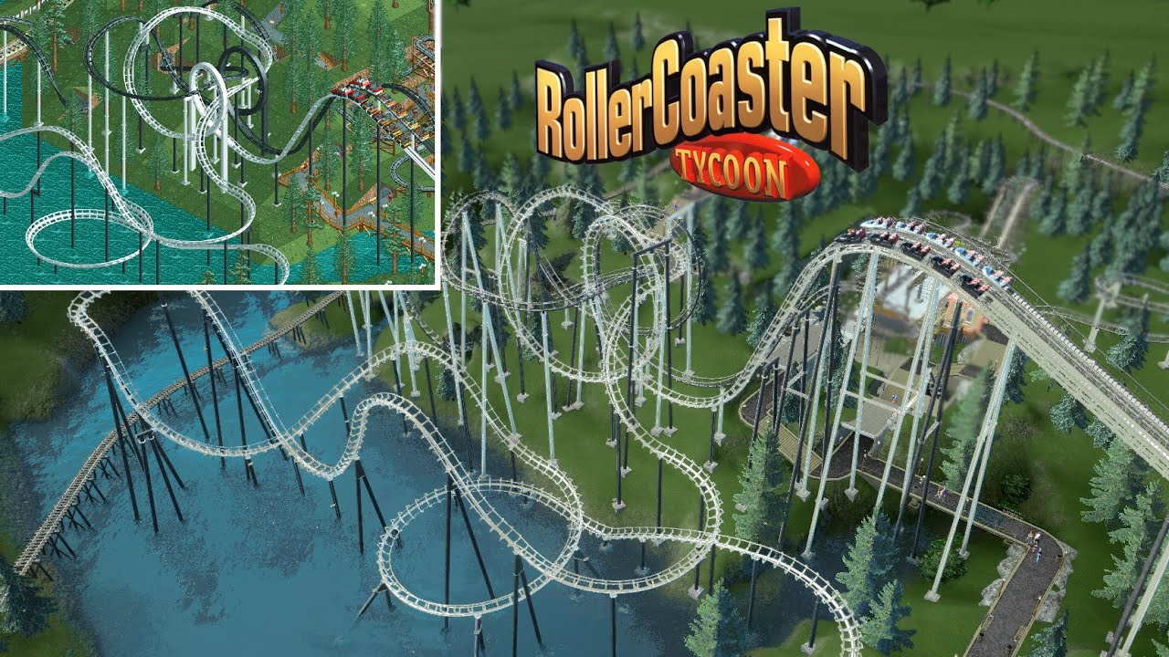 Planet Coaster - RCT1 Diamond Heights Dueling Coasters (Agoraphobia and Claustrophobia)