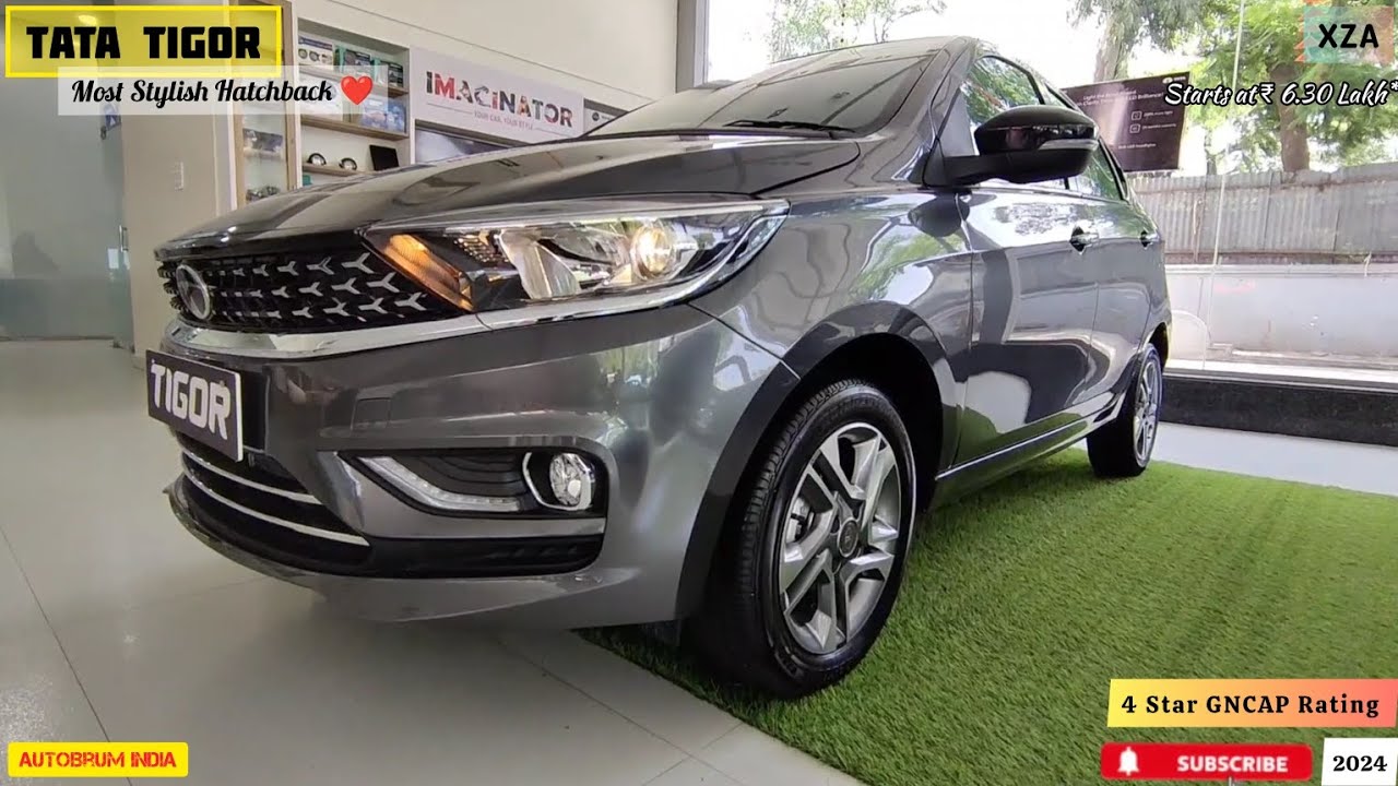 All New 2024 Tata Tigor 😍 XZA Plus Review: Features, Performance and Price | Detailed Review 💫