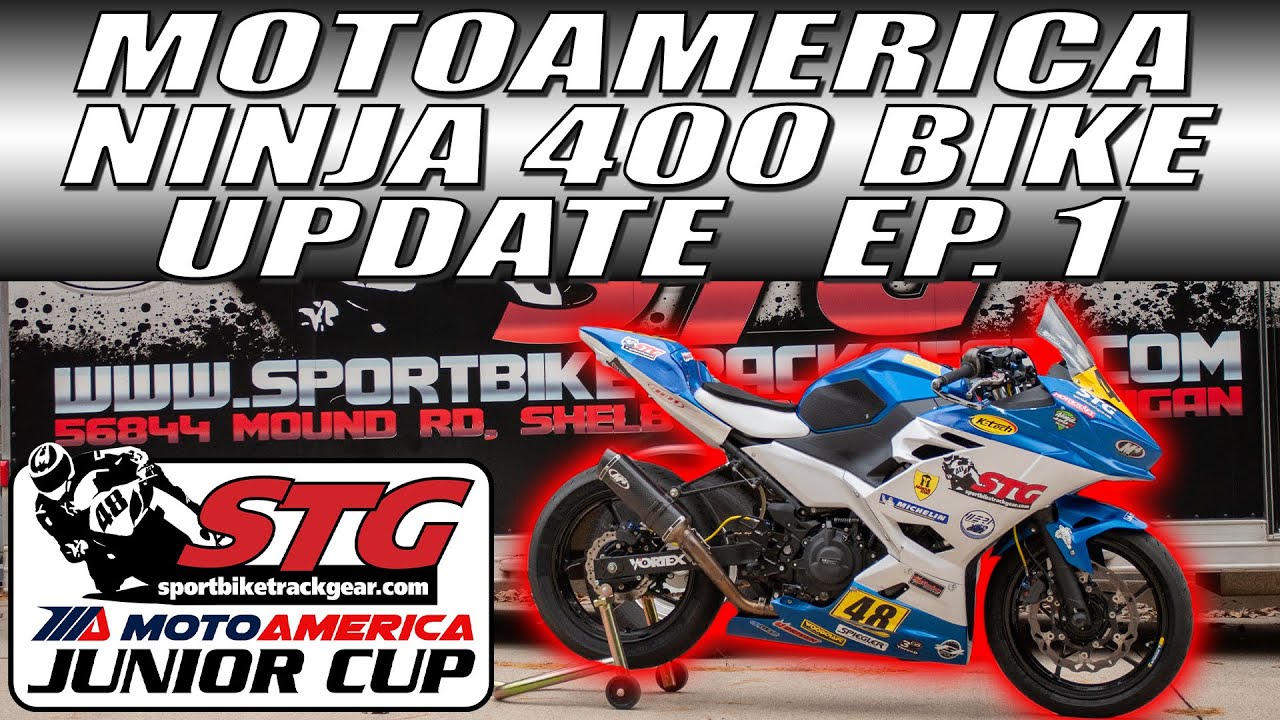 Max Van's MotoAmerica Ninja 400 Bike Updates | Episode 1 | Sportbike Track Gear