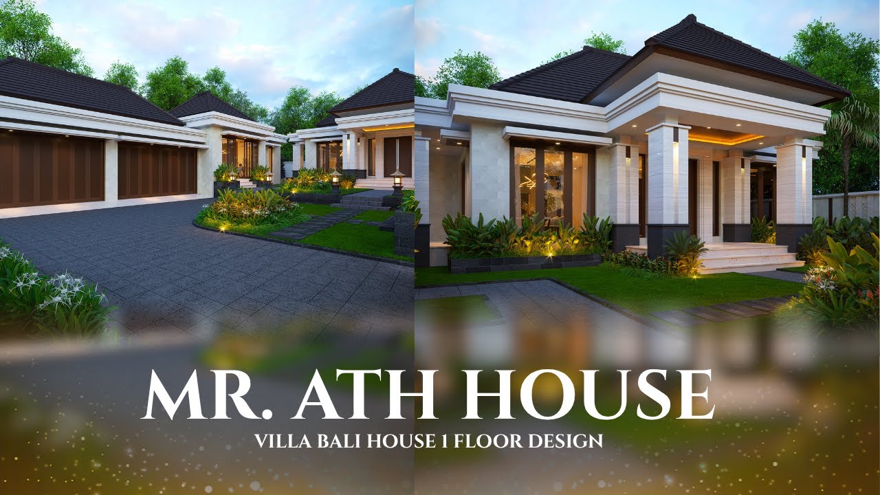 DESAIN RUMAH VILLA YANG NYAMAN DAN ASRI DENGAN 3 KAMAR TIDUR DI JEMBRANA, BALI! - JASA DESAIN