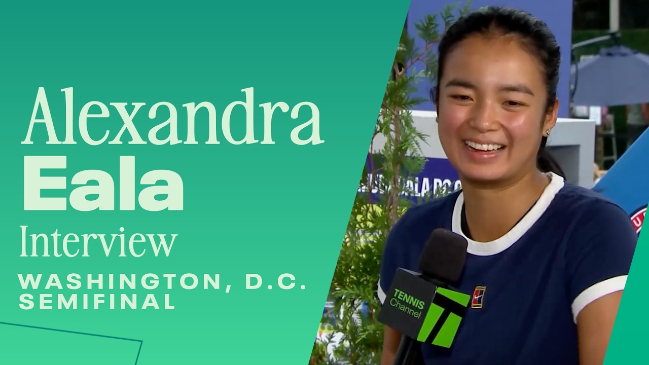 Alexandra Eala discusses special FIRST win over Naomi Osaka 🌟 | 2026 Washington DC