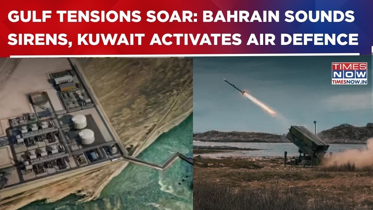 US-Iran Conflict: Bahrain, Kuwait On High Alert As Tehran Tensions Spill Across Gulf | WATCH