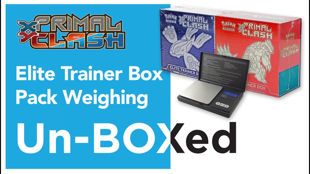 Primal Clash Booster Pack Weighing - UN-BOXED