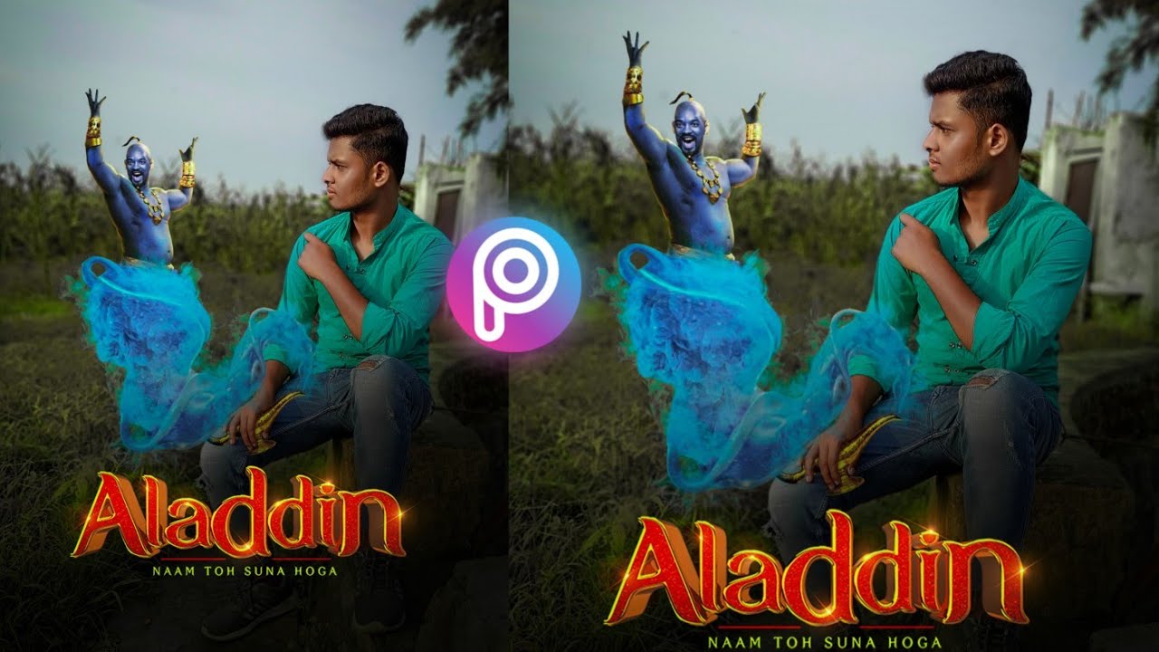 Alladin photo editing concept in picsart tutorial #ASKphotos