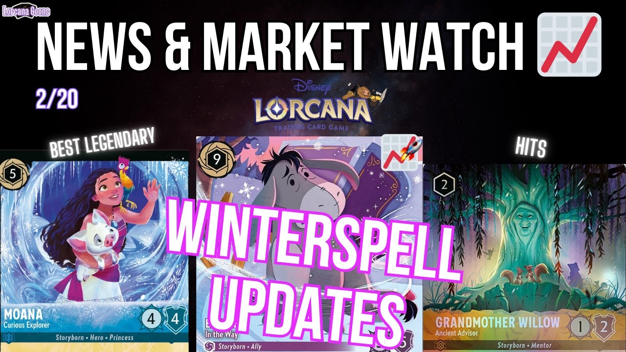 These Exclusive Mats Are Selling! (Lorcana MARKET WATCH & NEWS) - Ep. 215 2/20