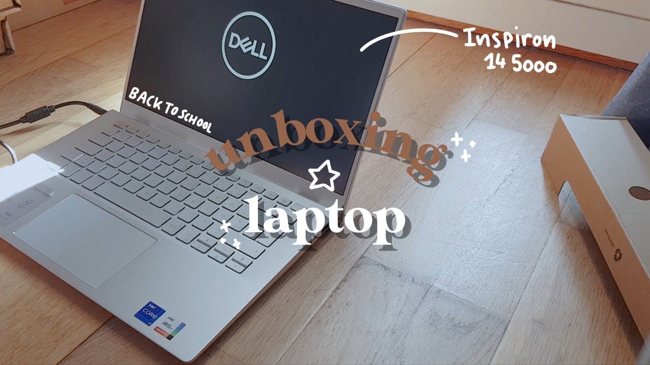 Unboxing my new college laptop | dell inspiron 14 5000 🍁