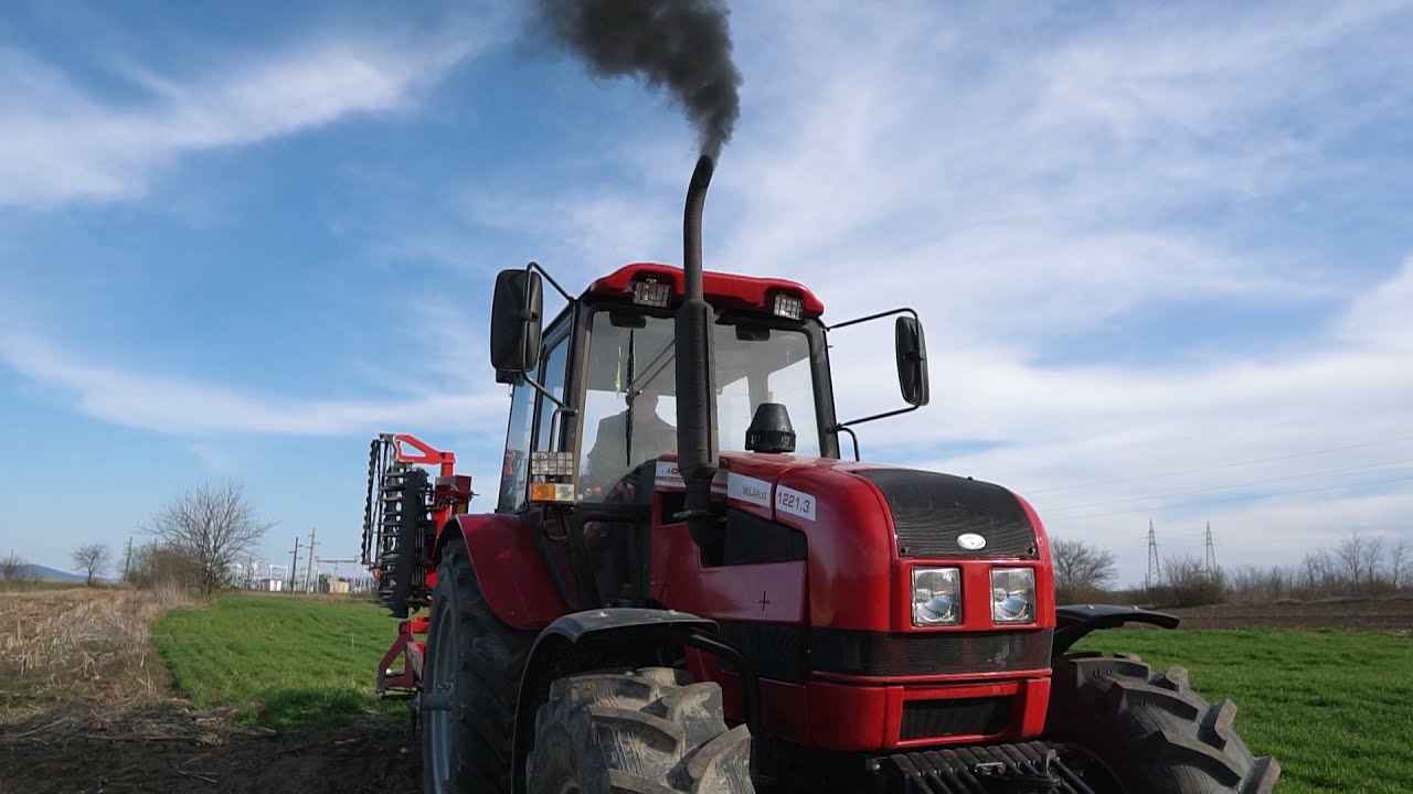 Belarus 1221.3 i teška drljača Satex TD 4000