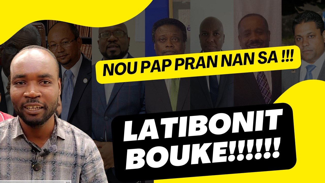 OCENH bay yon konferans pou laprès sou nouvo Pak Gouvènman an siyen ak divès responsab pati politik
