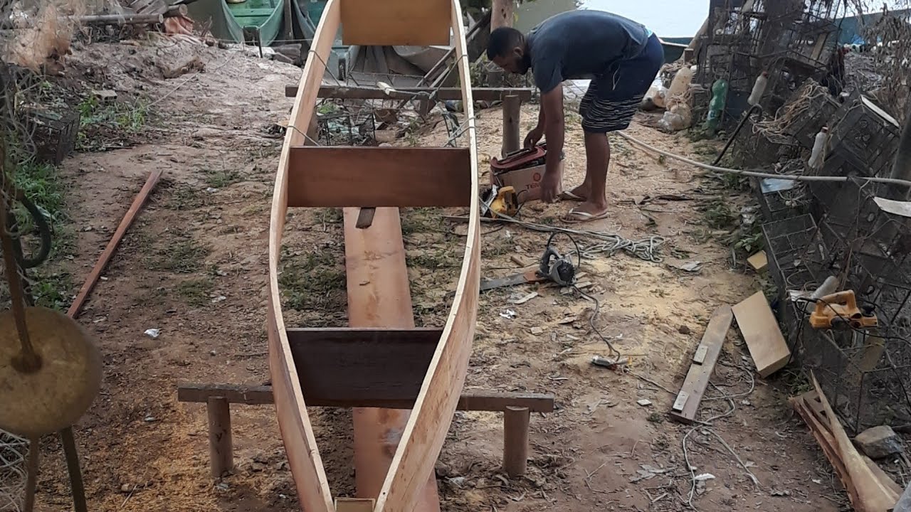 Aprenda como fazer um barco de madeira do zero! Passo a passo!