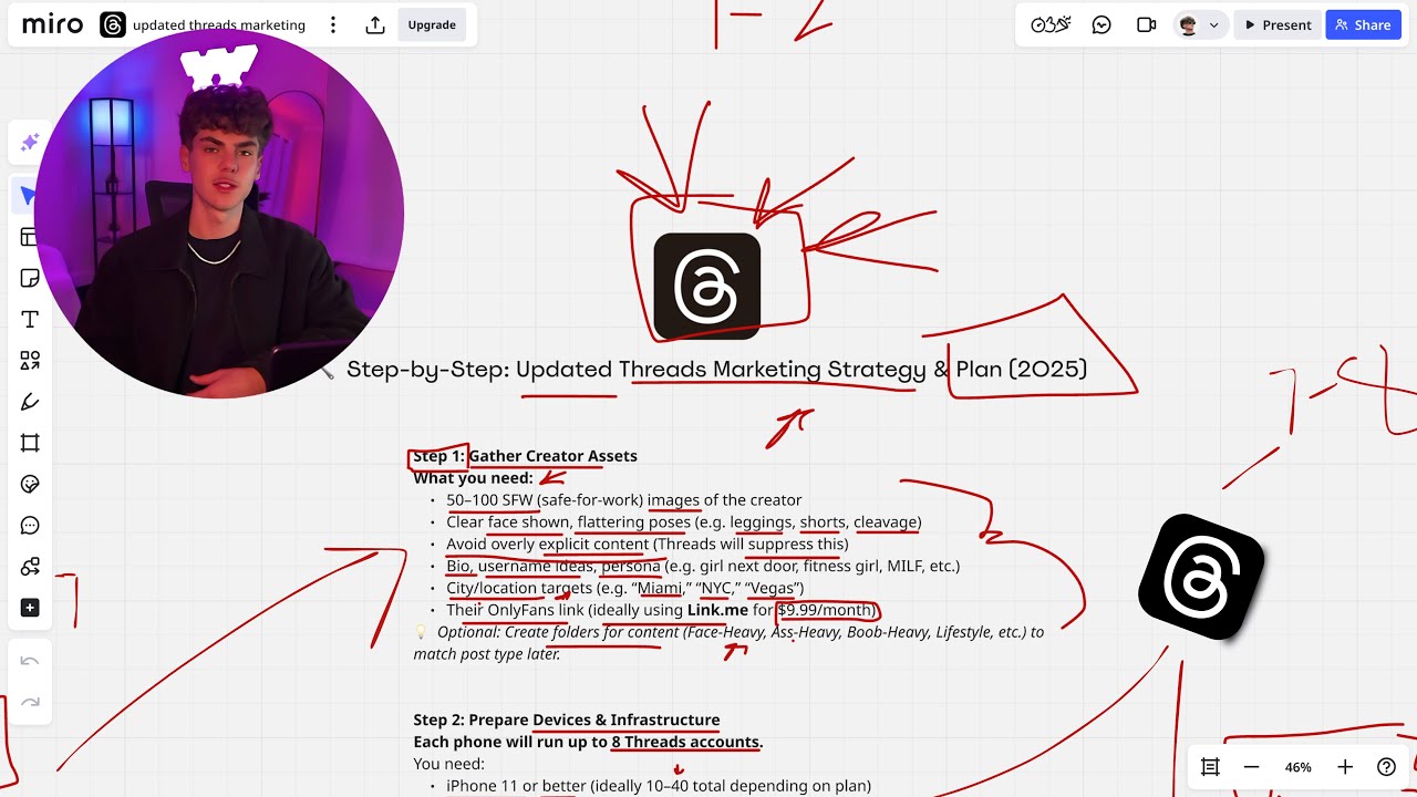 Updated Threads marketing strategy for 2025… (100+ subs/day)