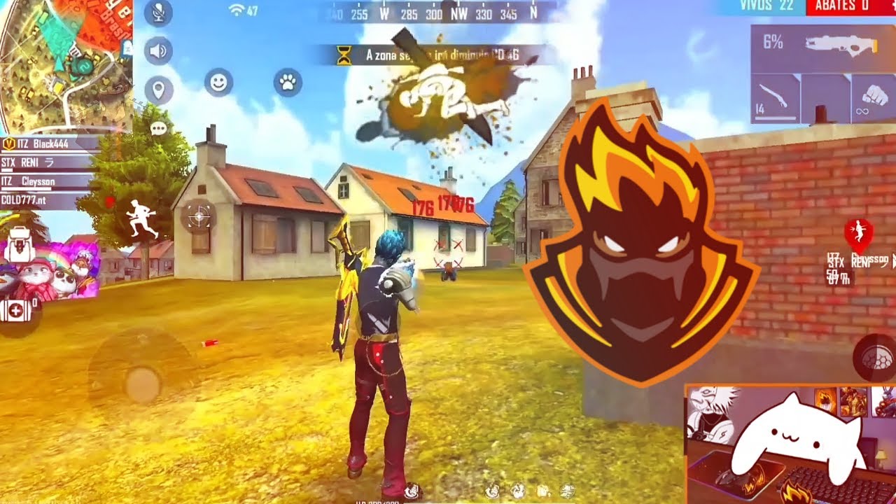 DIA EM QUE O BLACKN444 AMASSOU O SQUAD DO FLUXO COM NOBRU E COMPANHIA l FREE FIRE