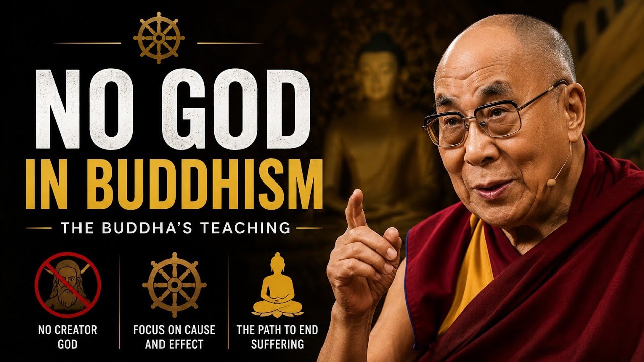 Is There Really No God? Dalai Lama Explains . #monk #buddhism #love #youtubevideo #fyp 