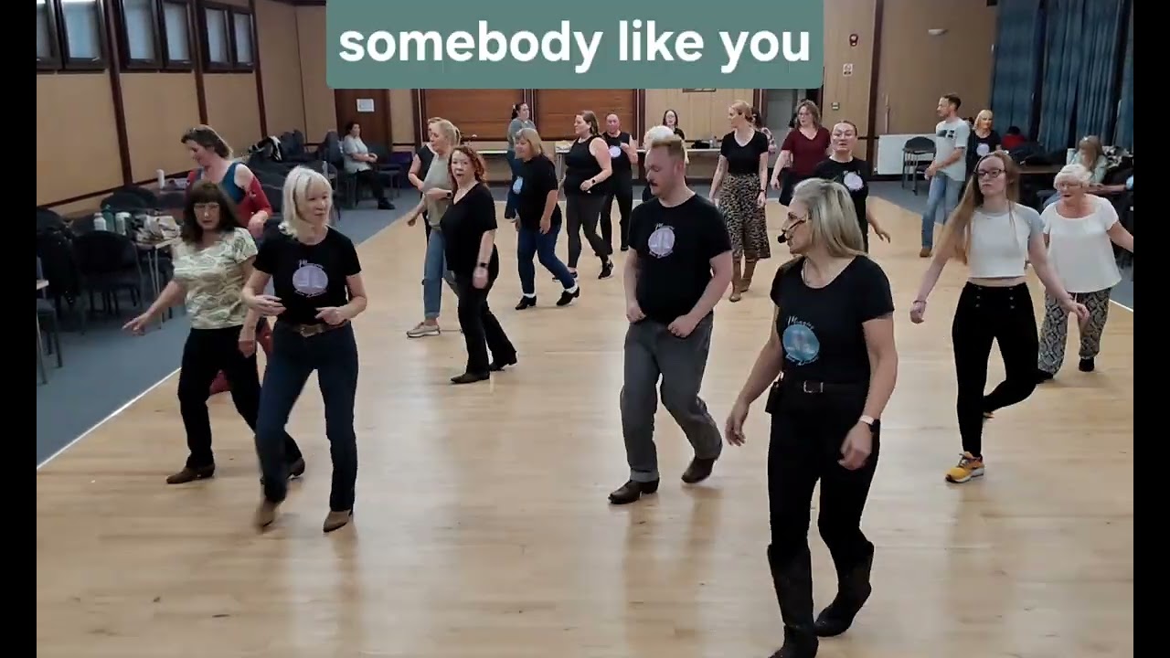Somebody like you (line dance demo)