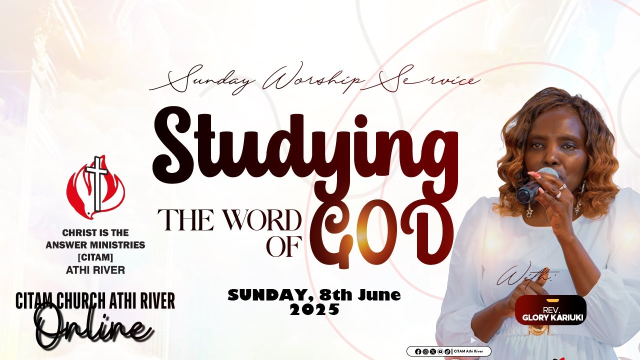 STUDYING THE WORD OF GOD || 2ND SUNDAY SERVICE || 8TH JUNE 2025