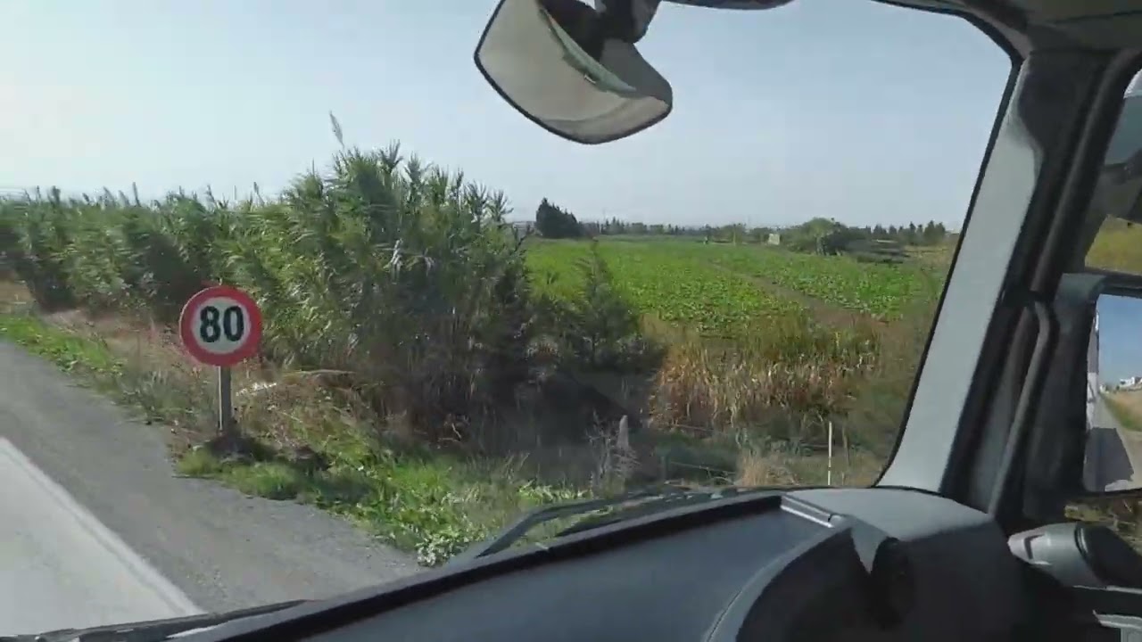 من العلمة الطريق الوطني رقم 75الربط بين ولايتي سطيف وباتنة حمام السخنة وطاية