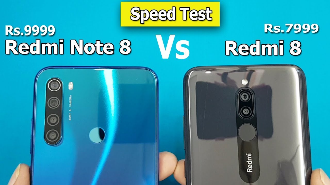 Redmi Note 8 vs Redmi 8 Speed Test / Comparison || Hardware View / Antutu Benchmark Scores