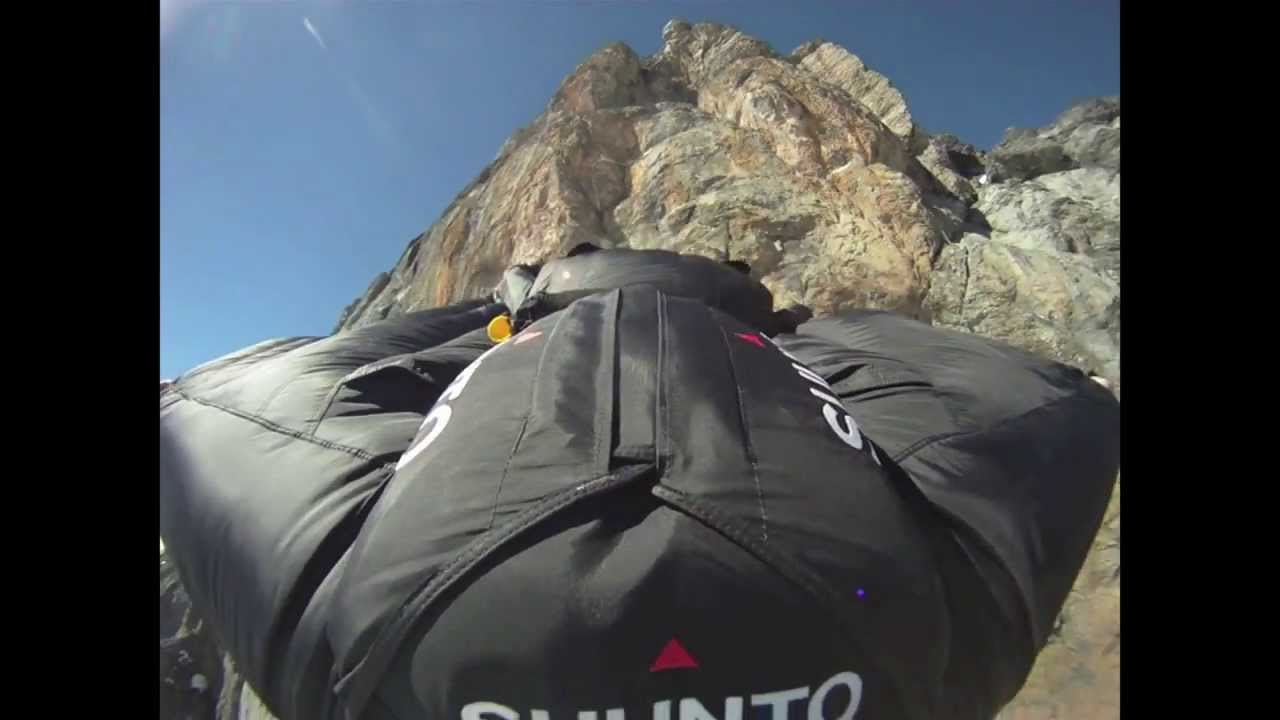 The highest BASE jump exit point on the Eiger!